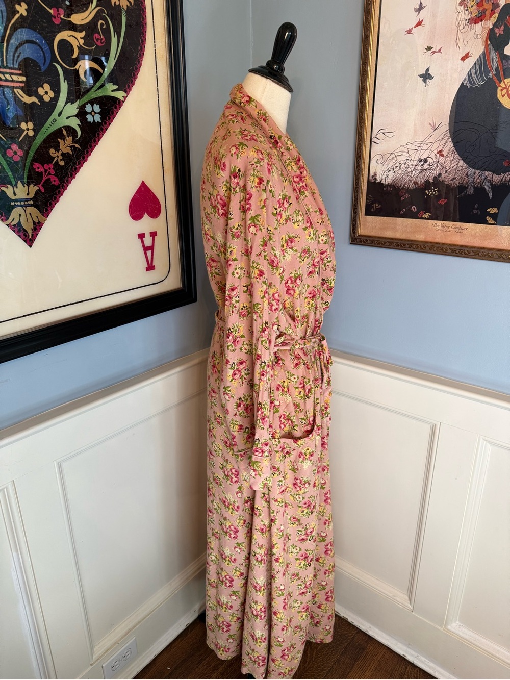 April Cornell Elizabeth's Garden Dressing Gown Sz XXL - Picture 5 of 10